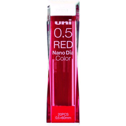 UNI Color Pencil Lead 0.5mm 20s Red