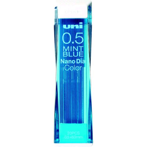 UNI Color Pencil Lead 0.5mm 20s Mint Blue