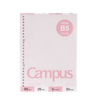 KOKUYO Campus Loose Leaf B5 26h 30s 5mm Grid Pink Default Title