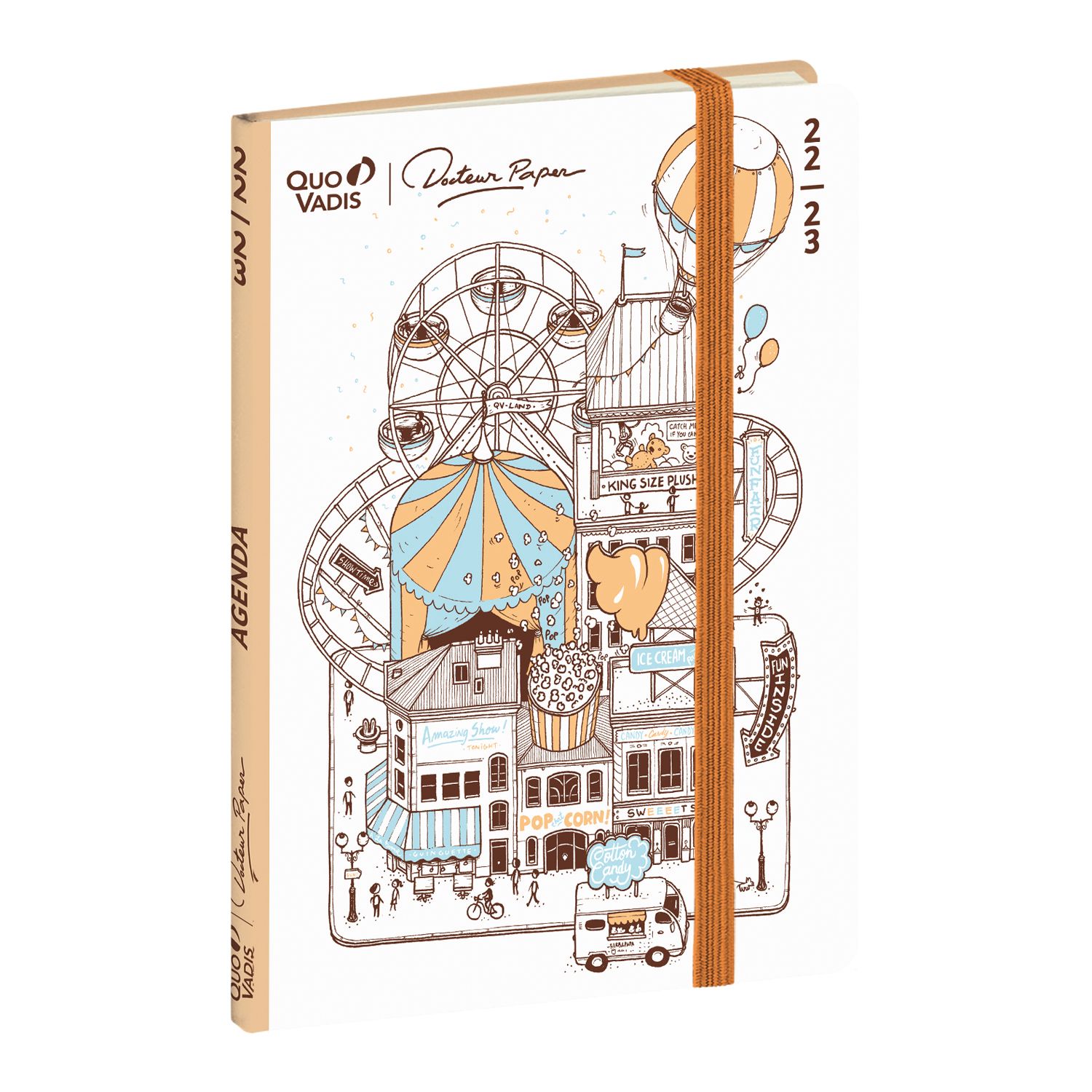 QUO VADIS 2023 Dr Paper Weekly Notebook 15x21cm Party