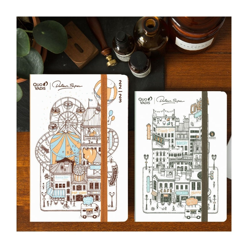 QUO VADIS 2023 Dr Paper Weekly Notebook 15x21cm Party