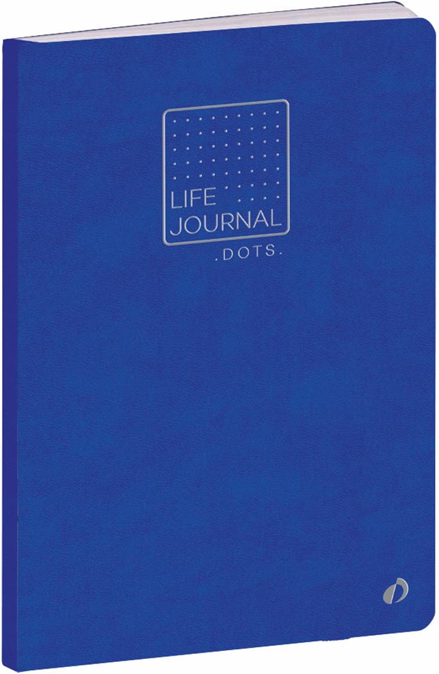 QUO VADIS Life Journal Notebook Dots L 15x21cm Blue Default Title