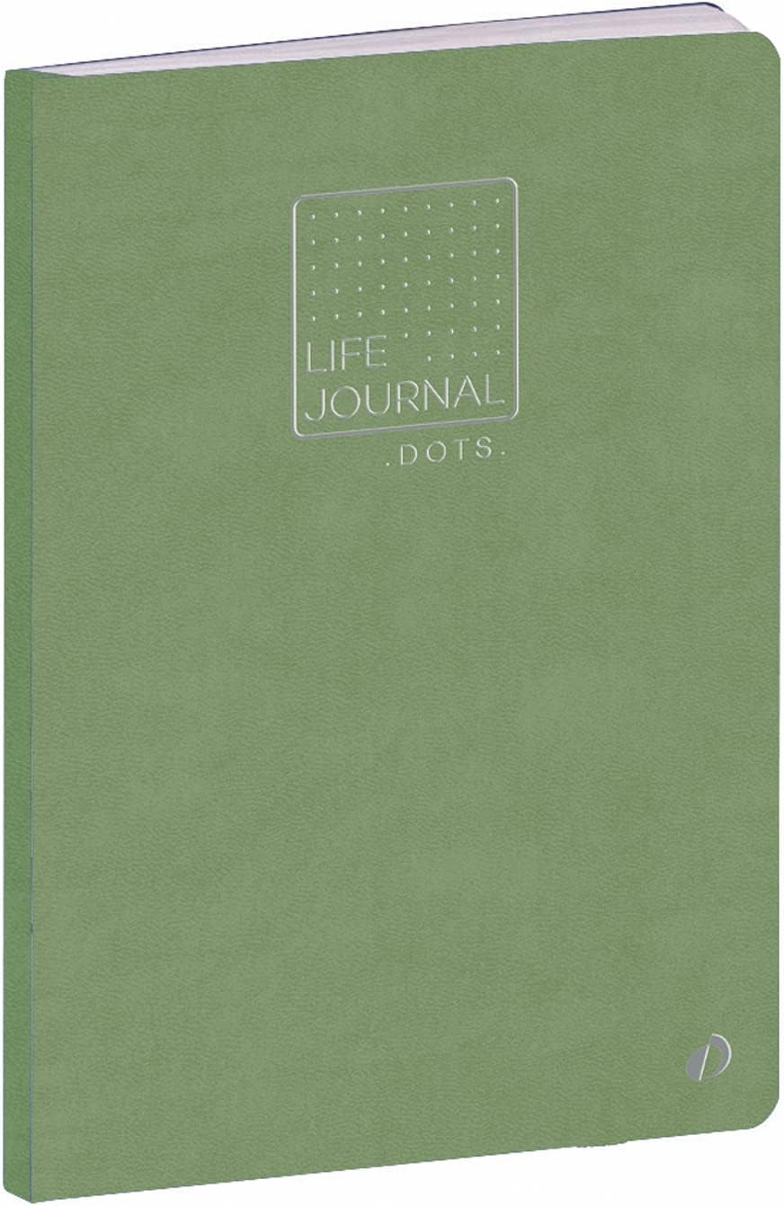 QUO VADIS Life Journal Notebook Dots L 15x21cm Lime Default Title