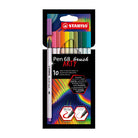 STABILO Pen 68 Brush ARTY Wallet of 10