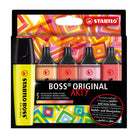 STABILO BOSS Original ARTY Wallet of 5 Warm