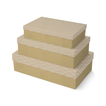 CLAIREFONTAINE Gift Box Rectangle Set of 5 Waves Pattern