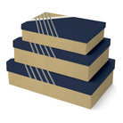 CLAIREFONTAINE Gift Box Rectangle Set of 3 Modern Male