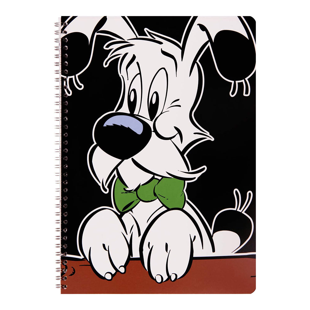 CLAIREFONTAINE x Asterix Wirebound Notebook A4 50s Lined+Margin Idefix Assorted B