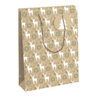 CLAIREFONTAINE Gift Bag L 26.5x14x33cm Lovely Home Green