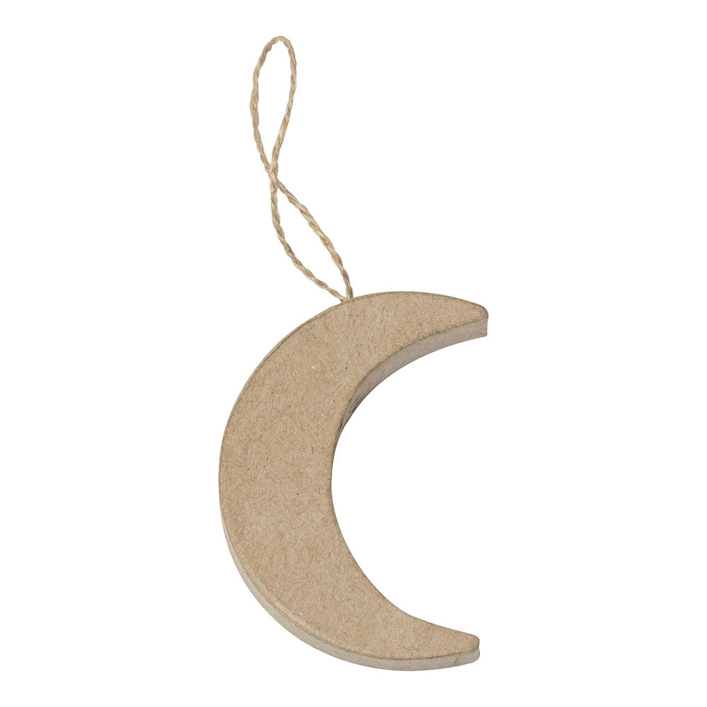 DECOPATCH Objects:Christmas-Flat Moon to Hang 15cm