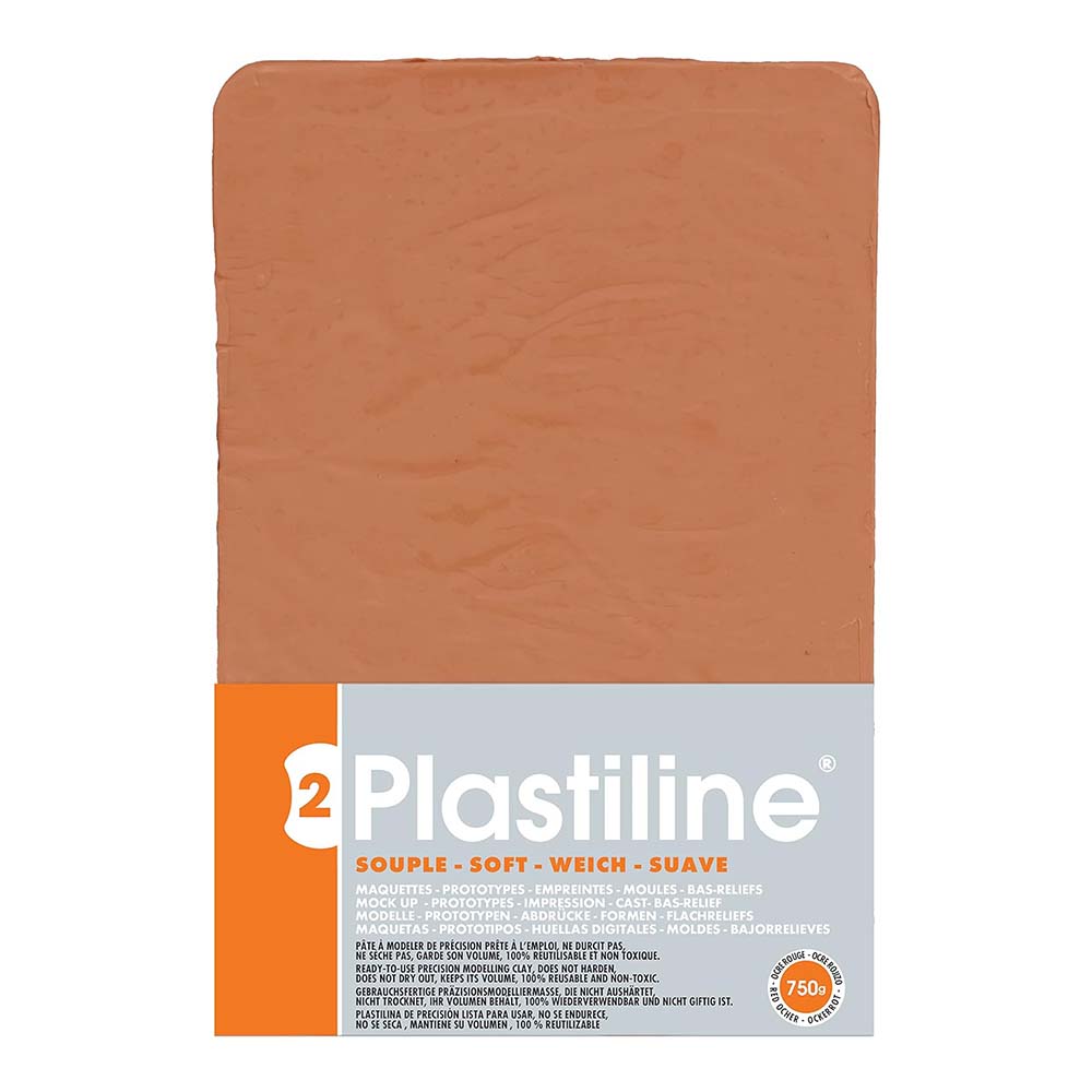 PLASTILINE Modelling Clay 750g 50H Red