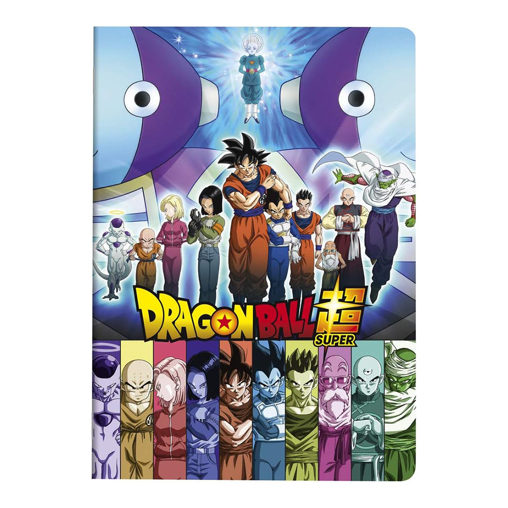 CLAIREFONTAINE x Dragon Ball S Stapled Notebook A4 48s Lined+Margin Assorted B