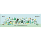 OHH DEER Card Green House Concertina Birthday