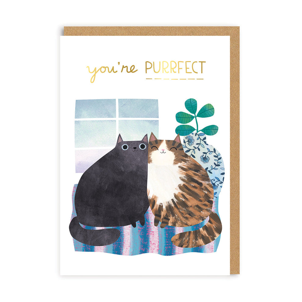 OHH DEER Card Anniversary Cats