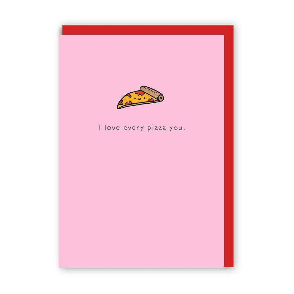 OHH DEER Enamel Pin Greeting Card Love Every Pizza