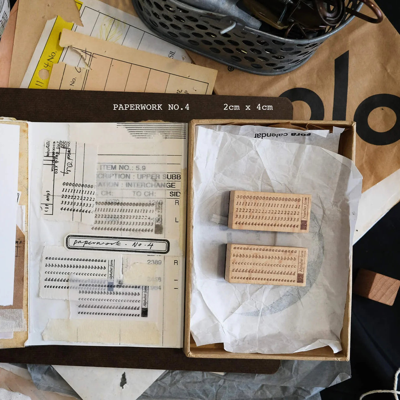 KURUKYNKI Rubber Stamp Paperwork PW4