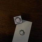 KOCKA Rubber Stamp Children's Room Flower Wreath