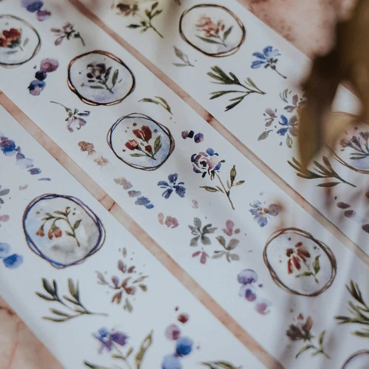 MEOW ILLUSTRATION Washi Tape Pinot Noir