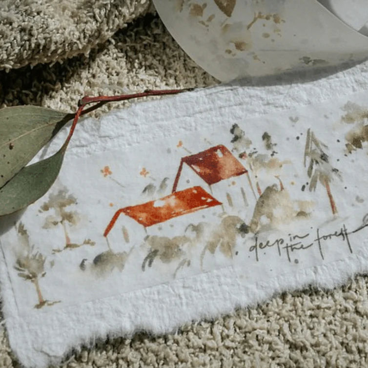 MEOW ILLUSTRATION Washi Tape Cool Little House