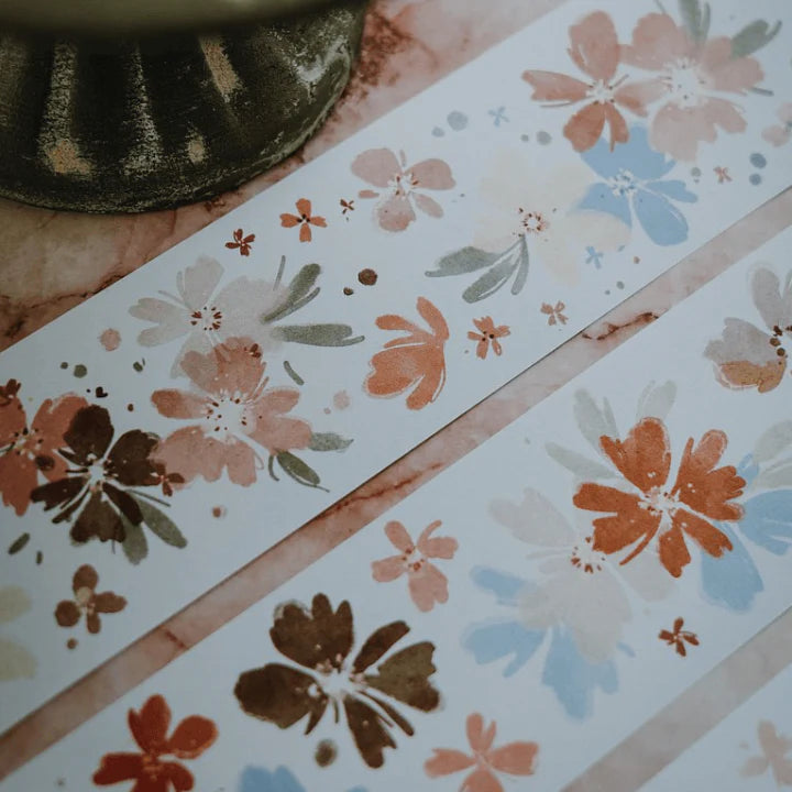 MEOW ILLUSTRATION Washi Tape Anemone