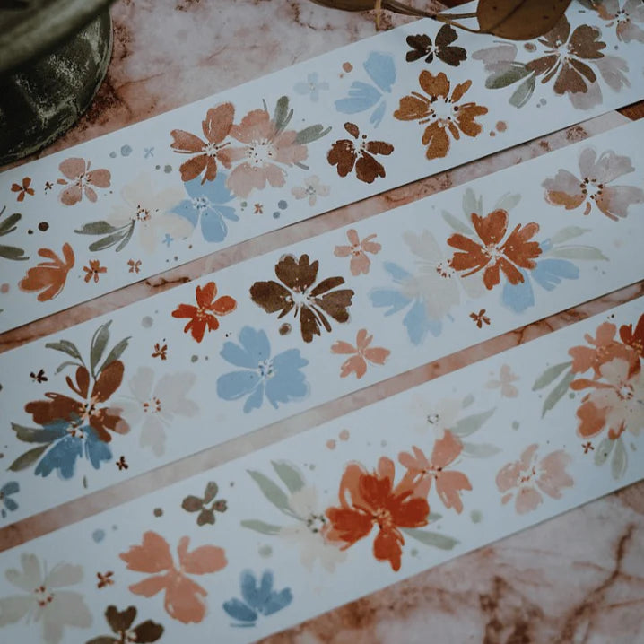 MEOW ILLUSTRATION Washi Tape Anemone