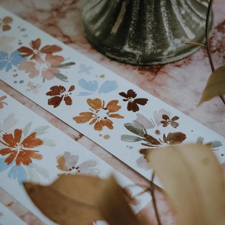 MEOW ILLUSTRATION Washi Tape Anemone