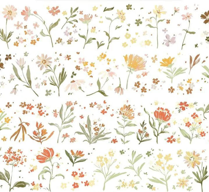 MEOW ILLUSTRATION PET Tape Flower Field