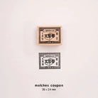 SPARKING MOMENTS Rubber Stamp Coupon Matches
