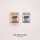 SPARKING MOMENTS Rubber Stamp Coupon Paper