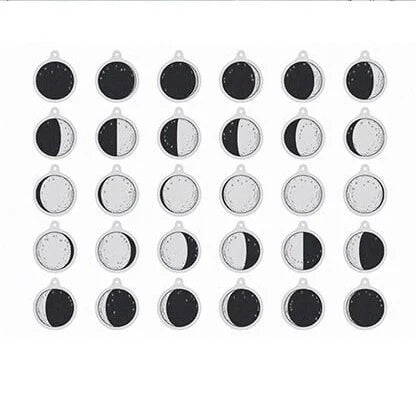 RIBBON WORKS Moon Phases Gift Card Set
