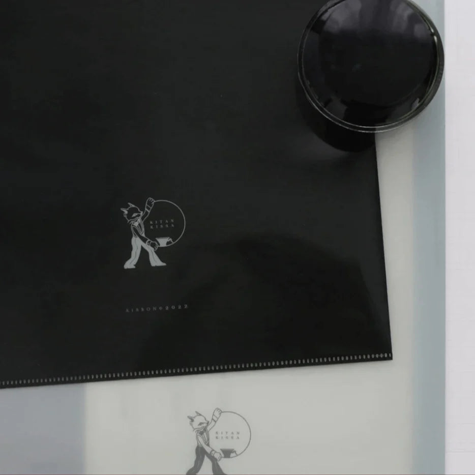 RIBBON WORKS Kitan Kissa Plastic Folder 2 in 1