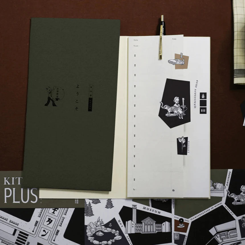 RIBBON WORKS Kitan Kissa Special Stickers Guidemap