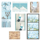 MINDWAVE Sticker Flakes Moments Blue Tone