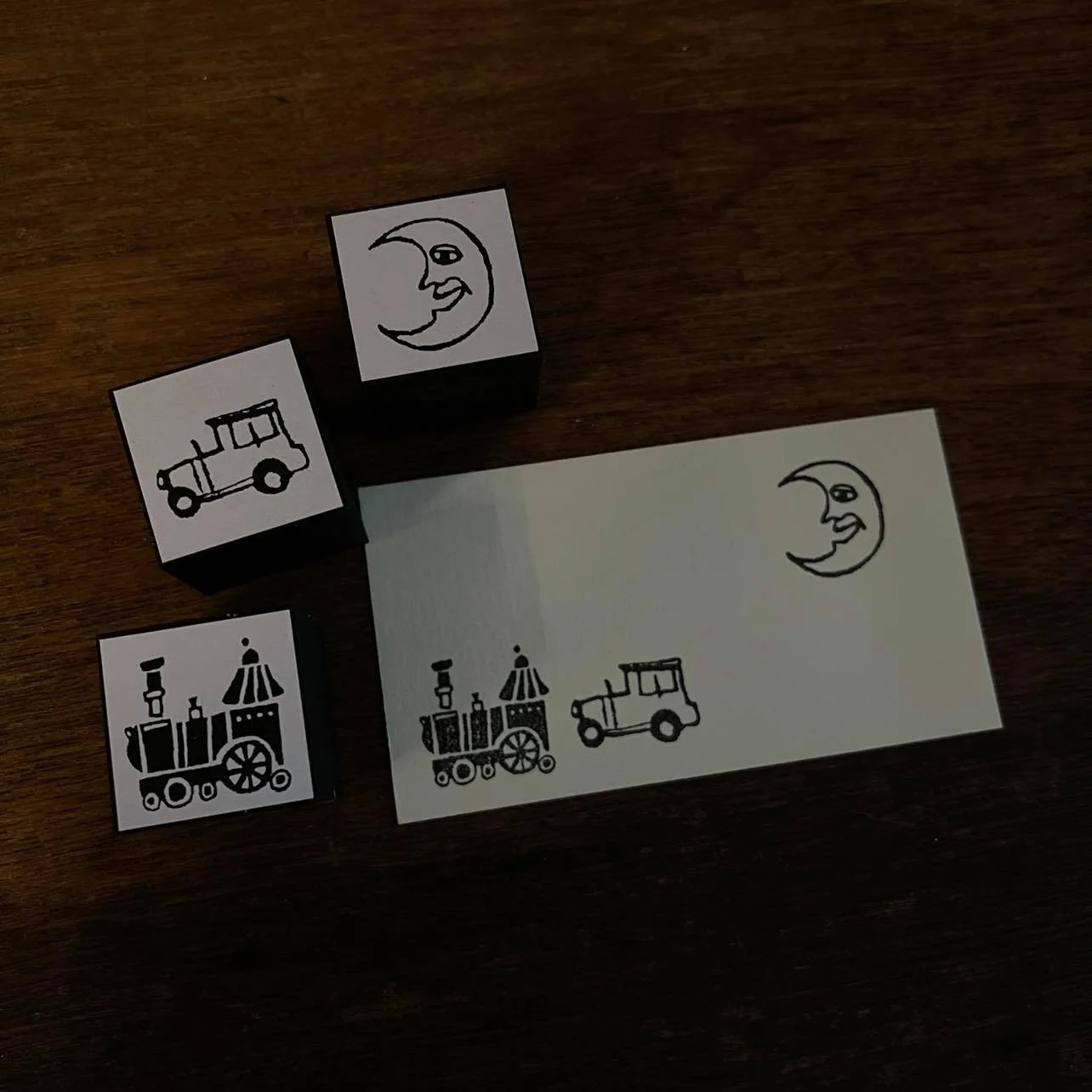 KOCKA Rubber Stamp Children's Room Car