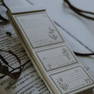 MEOW ILLUSTRATION Letterpress Memo Pad Summer Snow