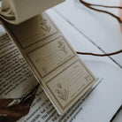 MEOW ILLUSTRATION Letterpress Memo Pad Summer Snow