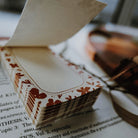 MEOW ILLUSTRATION Letterpress Memo Pad Amber