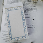 MEOW ILLUSTRATION Letterpress Memo Pad Bluets