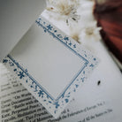 MEOW ILLUSTRATION Letterpress Memo Pad Bluets