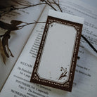 MEOW ILLUSTRATION Letterpress Memo Pad Maple