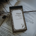 MEOW ILLUSTRATION Letterpress Memo Pad Maple