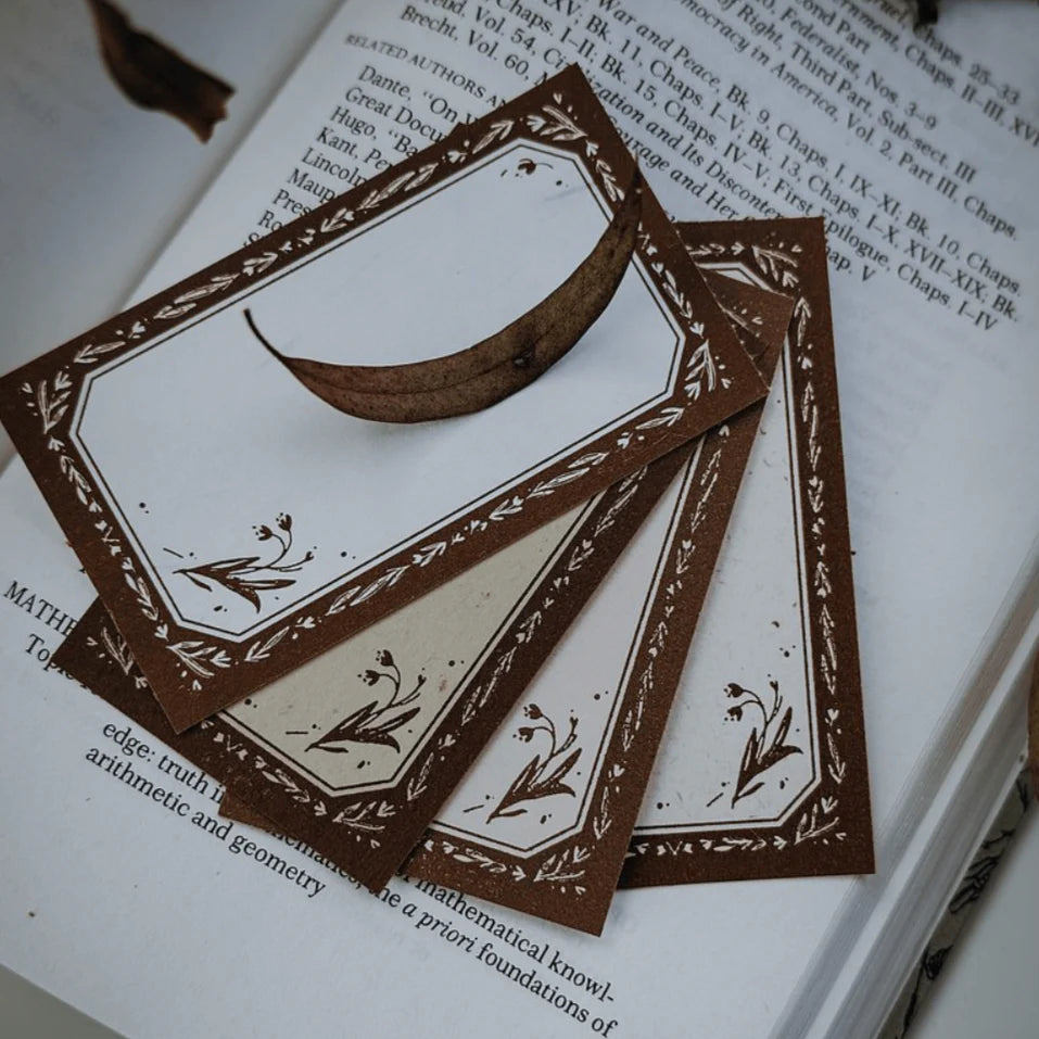 MEOW ILLUSTRATION Letterpress Memo Pad Maple