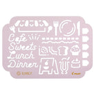PILOT ILMILY Design Two-Color Template Pink Cafe
