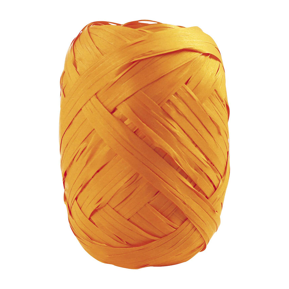 CLAIREFONTAINE Raffia Ribbon 13mmx20M 1s Good Vibes-Orange