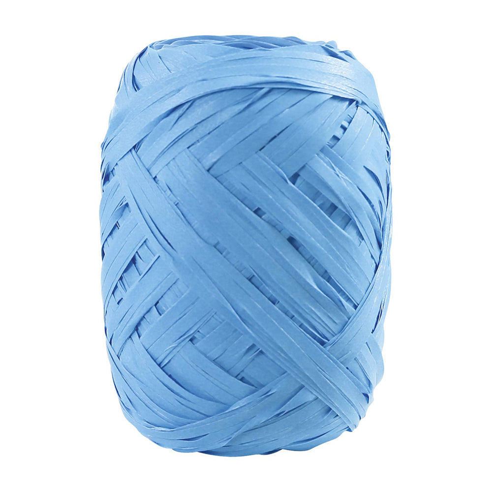 CLAIREFONTAINE Raffia Ribbon 13mmx20M 1s Good Vibes-Light Blue