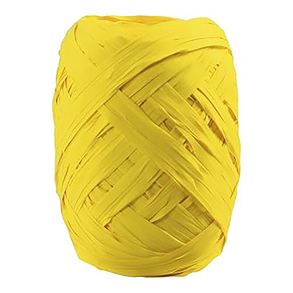 CLAIREFONTAINE Raffia Ribbon 13mmx20M 1s Good Vibes-Yellow