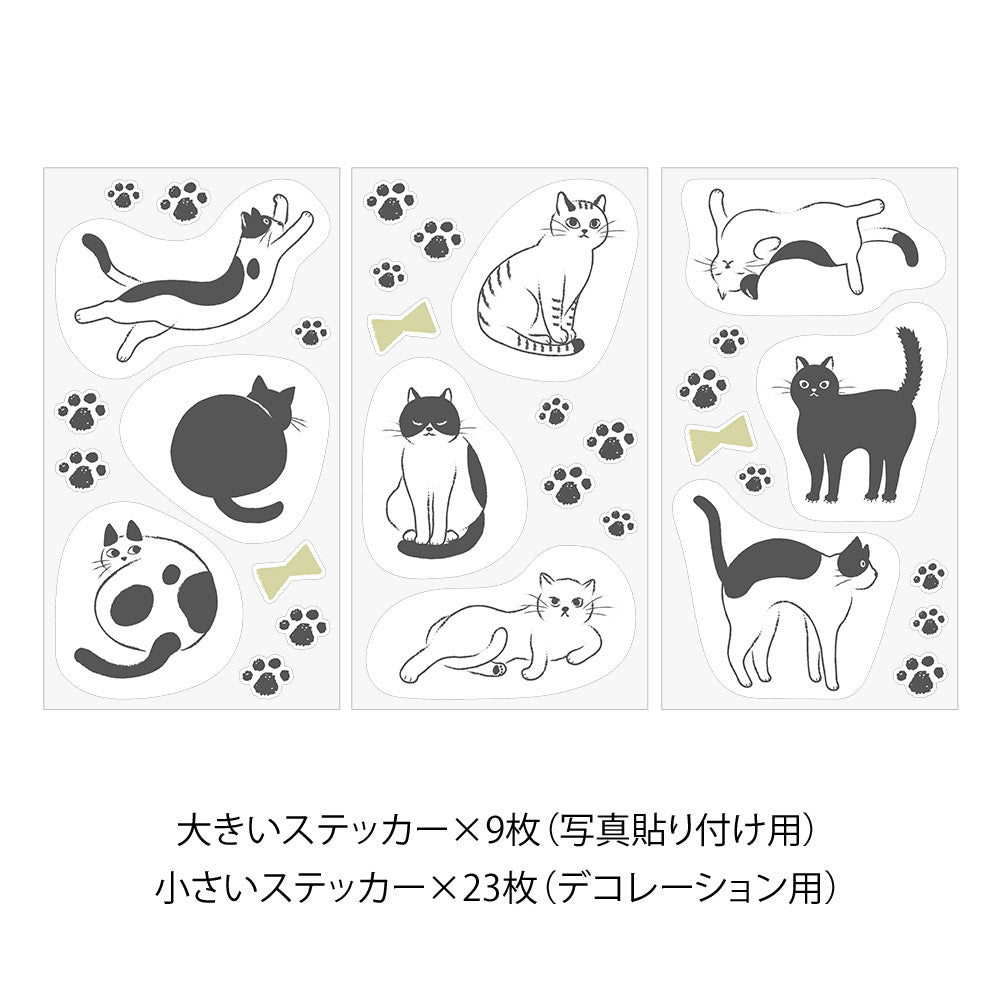 MIDORI Clip Sticker Cat