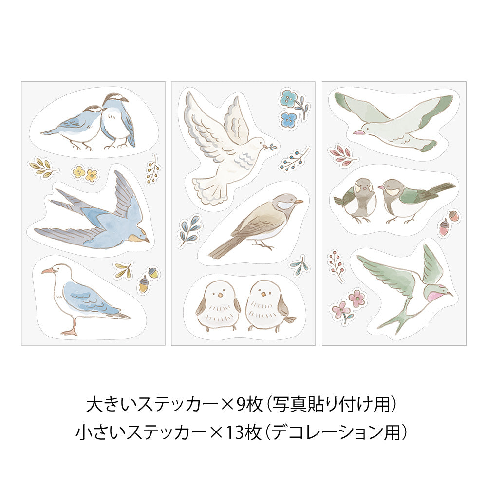 MIDORI Clip Sticker Bird