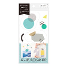 MIDORI Clip Sticker Geometrical Pattern