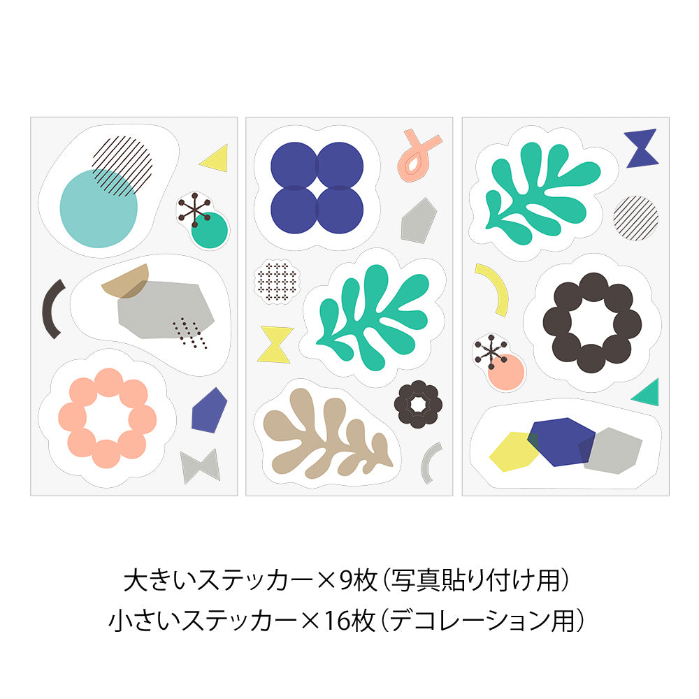 MIDORI Clip Sticker Geometrical Pattern